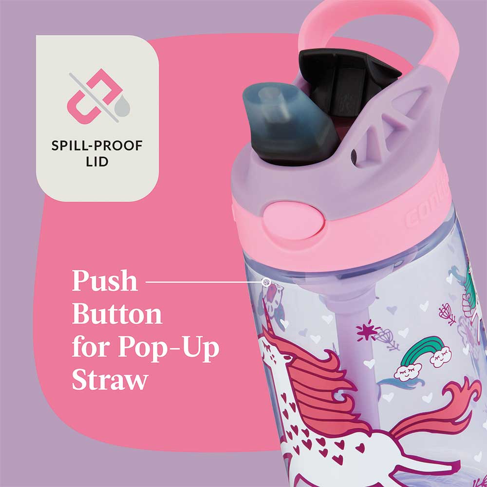 CLEANABLE Kinderflasche Einhorn 420 ml
