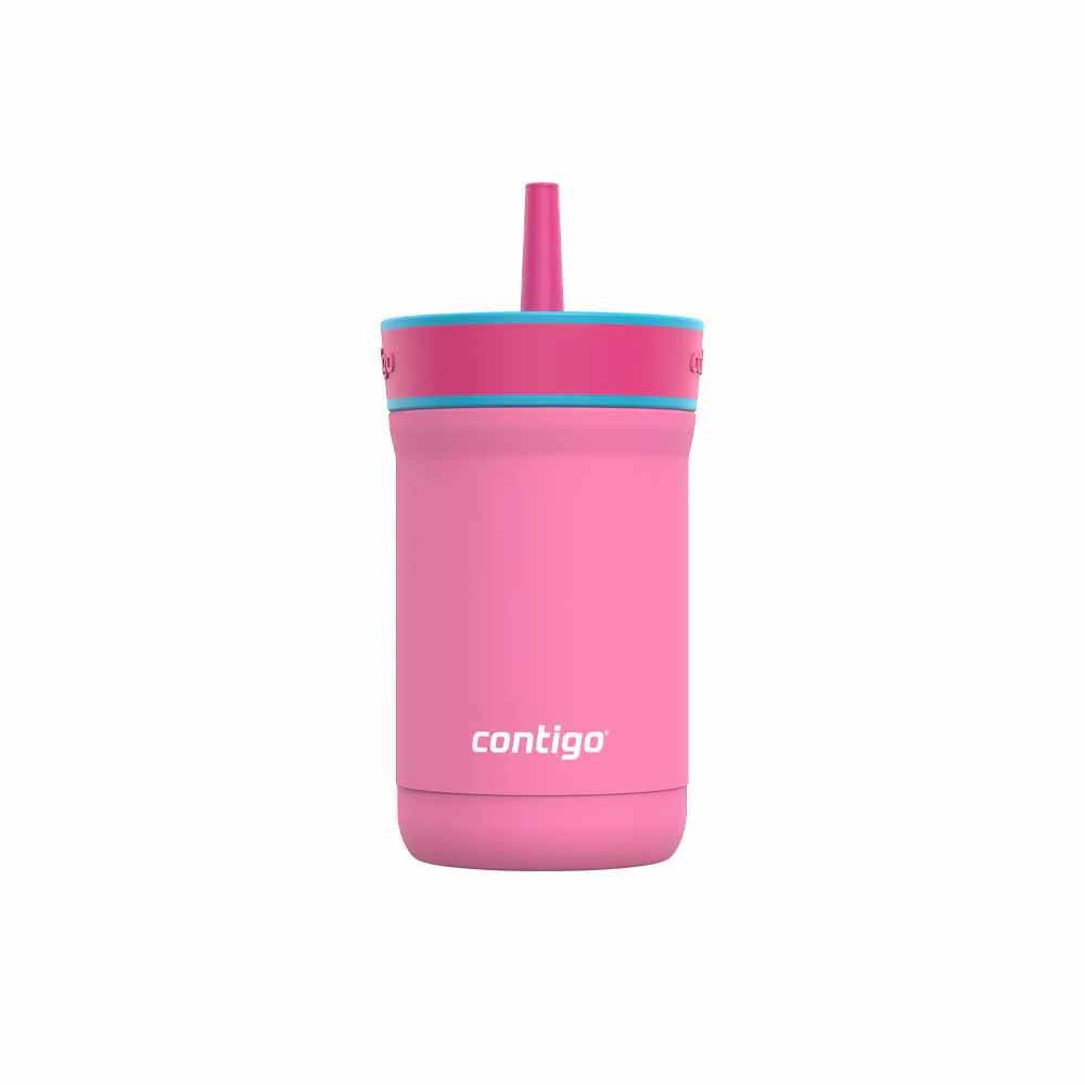 LEIGHTON Metal Straw Cup Bubblegum Pink 350 ml